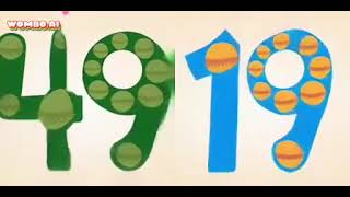 Endless Numbers 49 And 19 For Cata Letter M