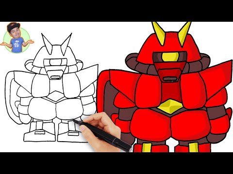 How to draw Easy Robot || Cách vẽ Robot đơn giản