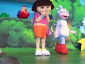 dora the explorer and Boots do the silly chicken dance