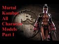 Mortal Kombat Character Models Part 1