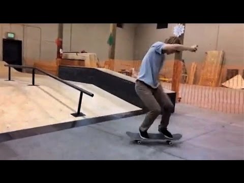 BARLEY GRIND SWITCH FS BIGSPIN OUT!! WTF!?!! - Kallen Hittner
