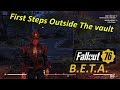 First Steps Out Of The Vault Fallout 76 BETA Episode 2