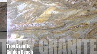 Golden Beach Granite Countertop by Troy Granite