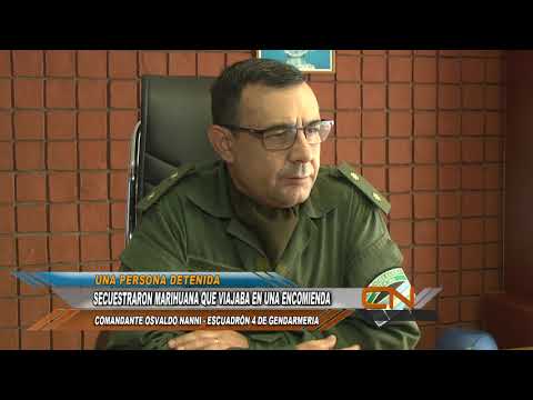 Un hombre fue detenido por retirar una encomienda con 4 Kg. de marihuana, vigilada por la Gendarmería Nacional.