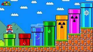 Mario Tries The Hardest Pipe Elements Escape Challenge In Super Mario Bros.