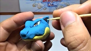 Como hacer a BLASTOISE con plastilina. How to Make POKEMON BLASTOISE in clay - DIBUJAME UN