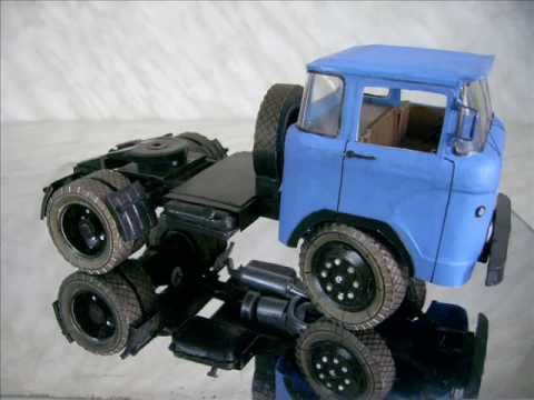 125 soviet classic truck KAZ608 paper model 