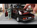 1:18 Mercedes-Benz W126 560SEL '89, black metallic - Norev [Unboxing]