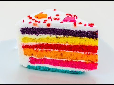 Review Rainbow Cake Recipe Easy