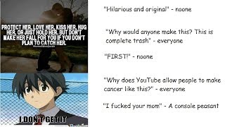 An anime shitpost