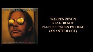 Watch Warren Zevon Real Or Not video