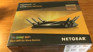 Unboxing Netgear Nighthawk X6 AC3200 R8000 Router
