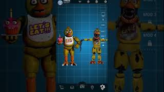 FNAF AR Edit Classic Withered Animatronics #shorts #fyp #fnaf #withered #freddy 