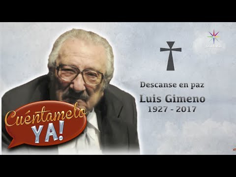 Luis Gimeno muere a los 90 años | Cuéntamelo YA!