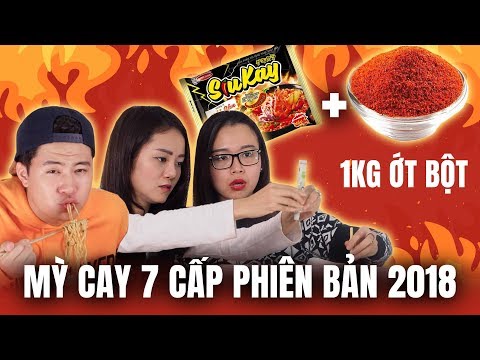 HÔM NAY ĂN GÌ - MÌ CAY 7 CẤP PHIÊN BẢN 2018 + 1KG BỘT ỚT | MÌ SIUKAY HẢI SẢN! | schannel HÔM NAY ĂN GÌ - MÌ CAY 7 CẤP PHIÊN BẢN 2018 + 1KG BỘT ỚT | MÌ SIUKAY HẢI SẢN! | schannel