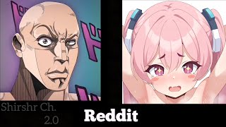 Anime Vs Reddit The Rock Reaction Meme Blue Archive Part 15