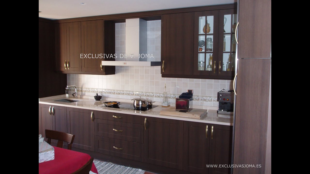 Muebles para cocina color blanco: cocina con cer?mica en color ...