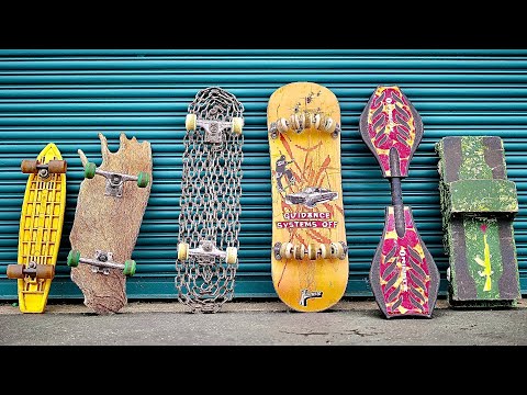 KICKFLIP EVERY WEIRD BOARD FOR PRIZES?!
