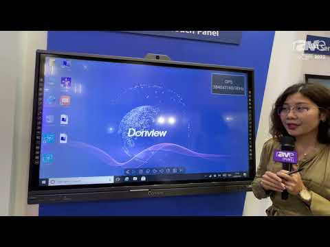 ISE 2022: Donview Showcases L03 Series Infrared (IR) Touch Panel Display