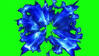Blue Shockwave Animation (green screen)