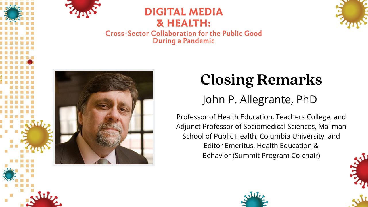 Ending remarks with John Allegrante