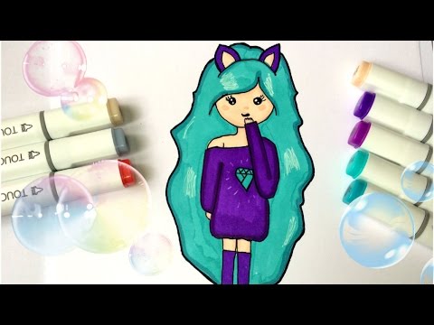 Как рисовать девочку ютуб Как рисовать девочку ютуб