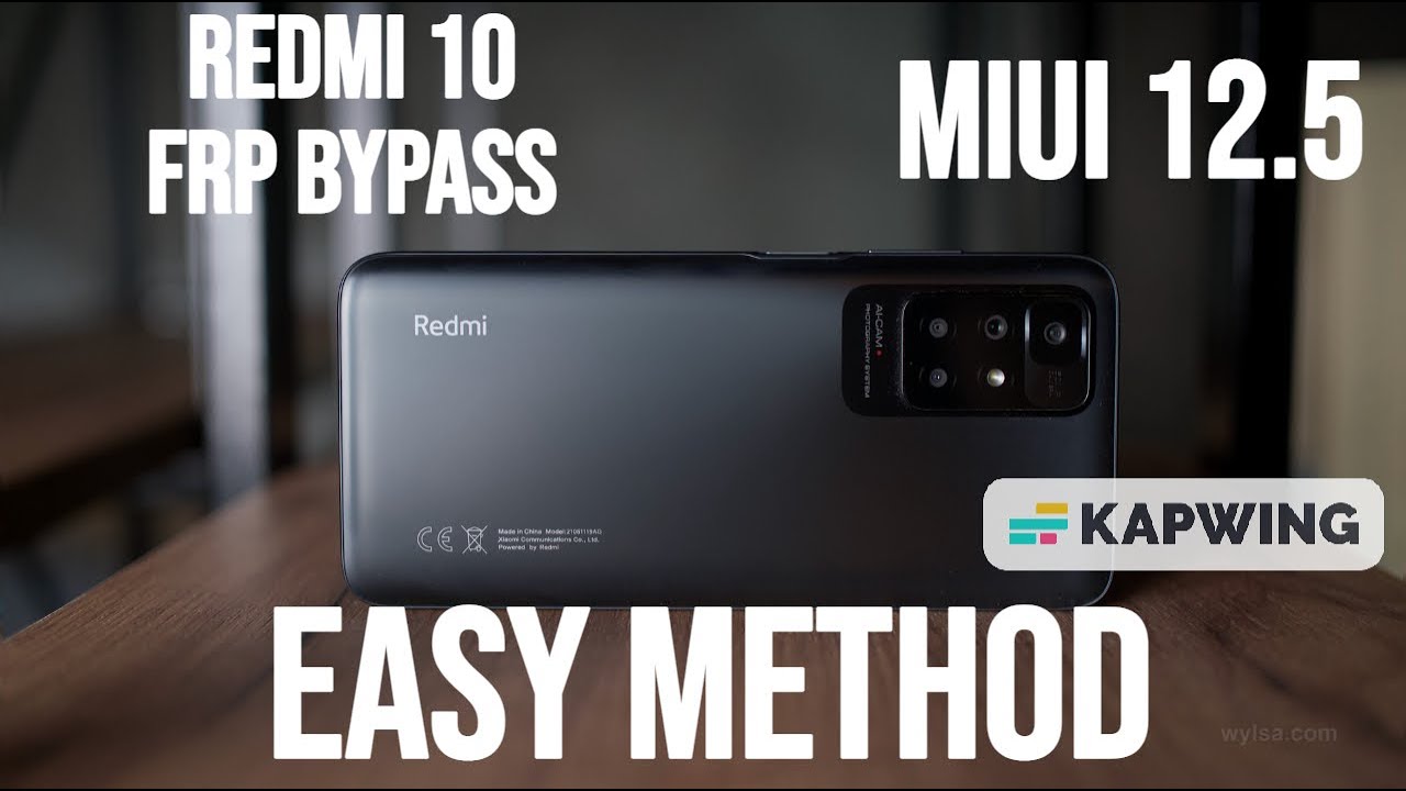 ALL Xiaomi Redmi 10 MIUI 12.5 FRP/Google Lock Bypass ALL Xiaomi Redmi 10 MIUI 12.5 FRP/Google Lock Bypass