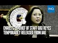 Enrile’s ex-chief of staff Gigi Reyes temporarily released from jail