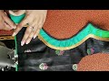 Very beautiful patchwork blouse back neck design cutting and stitching /blouse designs Very beautiful patchwork blouse back neck design cutting and stitching /blouse designs