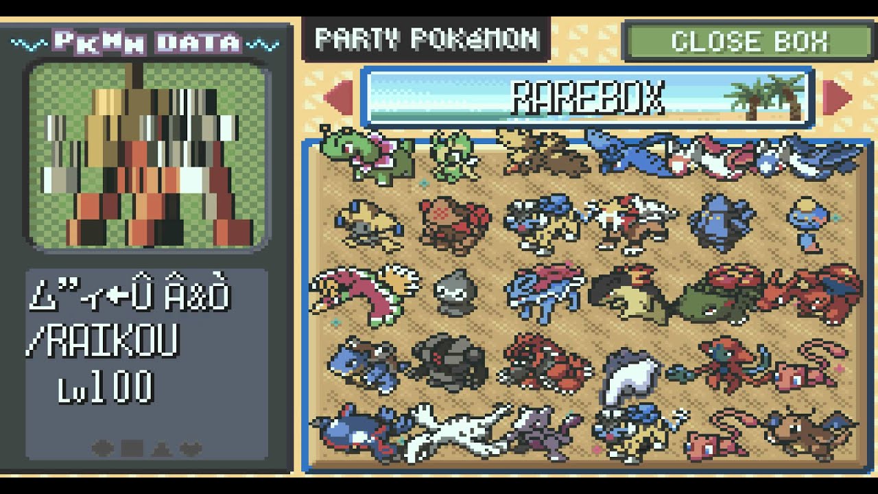 pokemon gba hacks with later gen pokemon