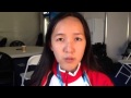 Interview with Singapore shooter Jasmine Ser at Commonwealth Games 2014 part 2