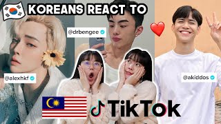 Korean Girls React to Malaysian Tiktokers (my eyes have been blessed lol) | Q2HA