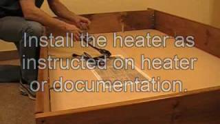 How to set-up and install Your Bookshelf Waterbed