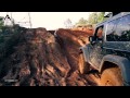 Jeep with ARB air locker vs open differential muddy offroad 4x4