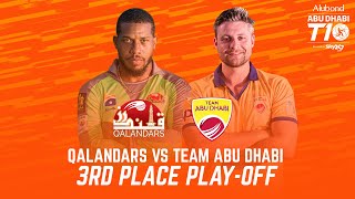 Match 28 I 3RD PLACE PLAY-OFF I Highlights I Qalandars vs Team Abu Dhabi I Alubond Abu Dhabi T10