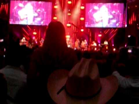 George Strait and the Ace in the Hole Band introduced to the crowd at 