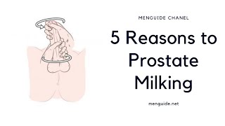 5 Reasons to Prostate Milking