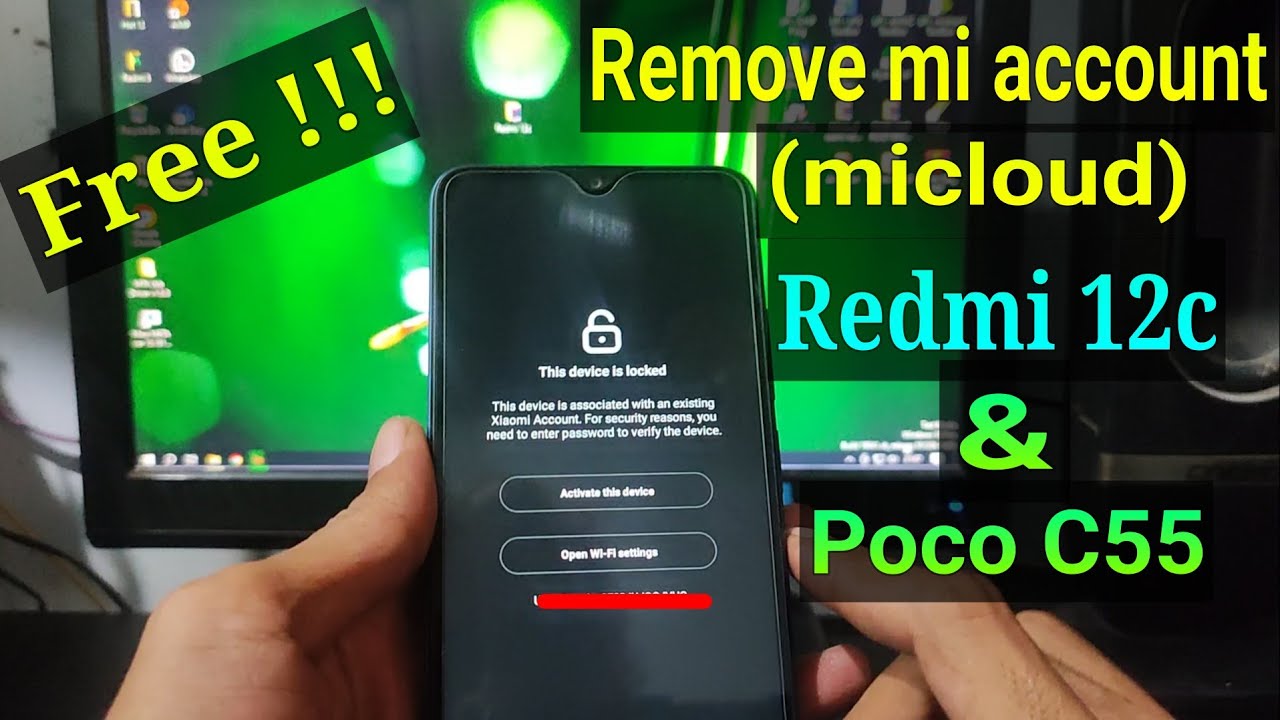 Redmi 12c Mi account remove || Micloud Redmi 12C Redmi 12c Mi account remove || Micloud Redmi 12C