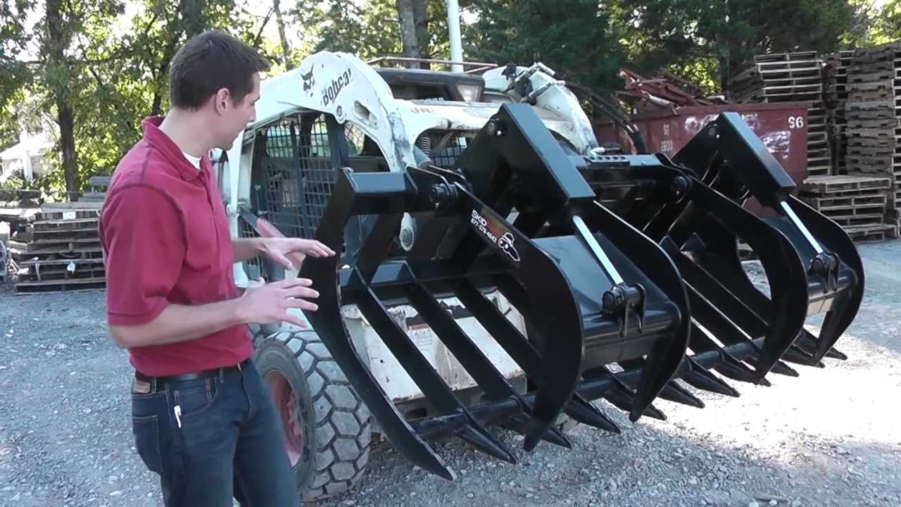 Skid Pro Skid Steer Grapple Product Features YouTube