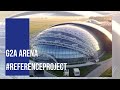 G2A Arena – harmonijne odwzorowanie sferycznych kształtów z płaskich formatek szkła