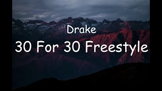 Watch Drake 30 For 30 Freestyle video