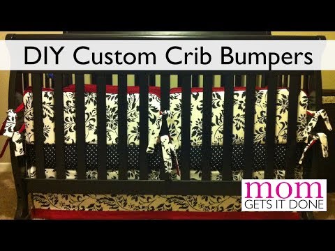 How to Make Crib Bumpers (DIY simple instructions)