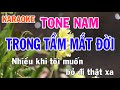 Trong Tầm Mắt Đời Karaoke Tone Nam Nhạc Sống - Phối Mới Dễ Hát - Nhật Nguyễn