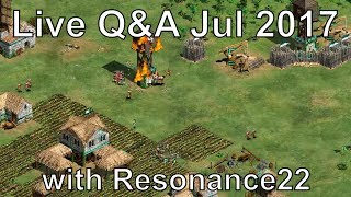 Aoe2 Live Q&A W Resonance22 July 2017