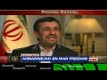 Gay :President Iran Ahmadinejad Slams homosexuality CNN's "Piers Morgan" 9-24-2012
