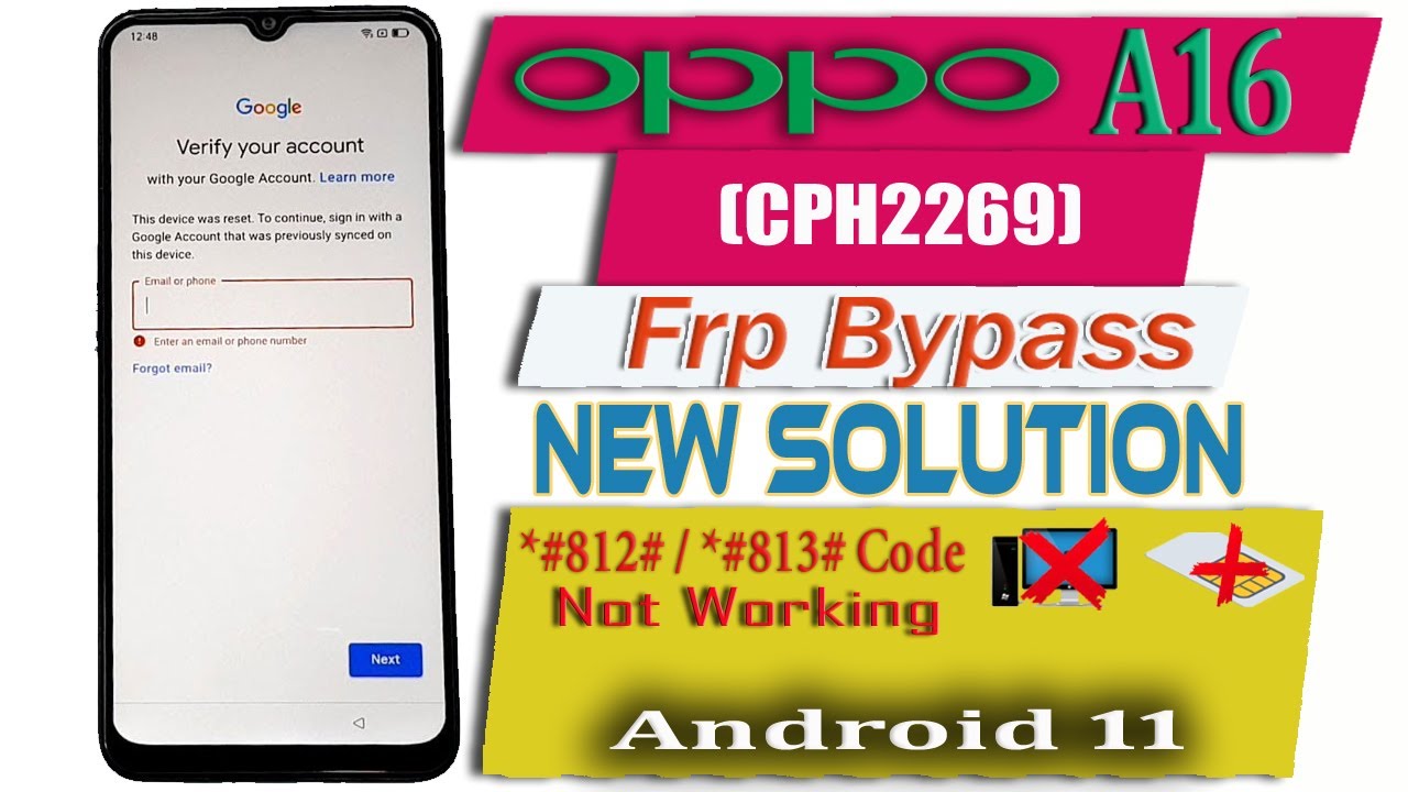 Oppo A16 FRP Bypass Android 11 / Oppo (CPH2269) Google Oppo A16 FRP Bypass Android 11 / Oppo (CPH2269) Google