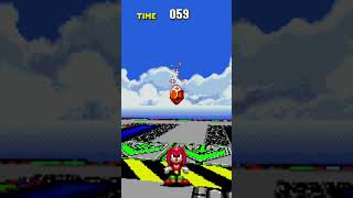 Knuckles Gets Red In Sonic Cd