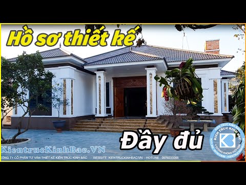 Mẫu nhà Mái Nhật 1 tầng - Chia sẻ đầy đủ hồ sơ thiết kế chi tiết - Biệt thự mái nhật