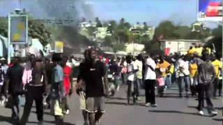 Haitians Are Demonstrating Against Results Of Haiti Presidential Election