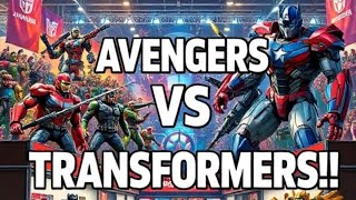 You Wont Believe This Avengers & Transformers Display At The Toy Convention